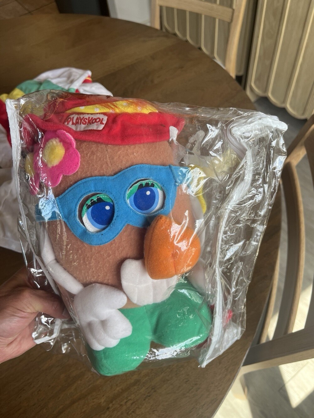 Vintage Playskool Soft Stuff Mr. Potato Head Plush 10" 1991